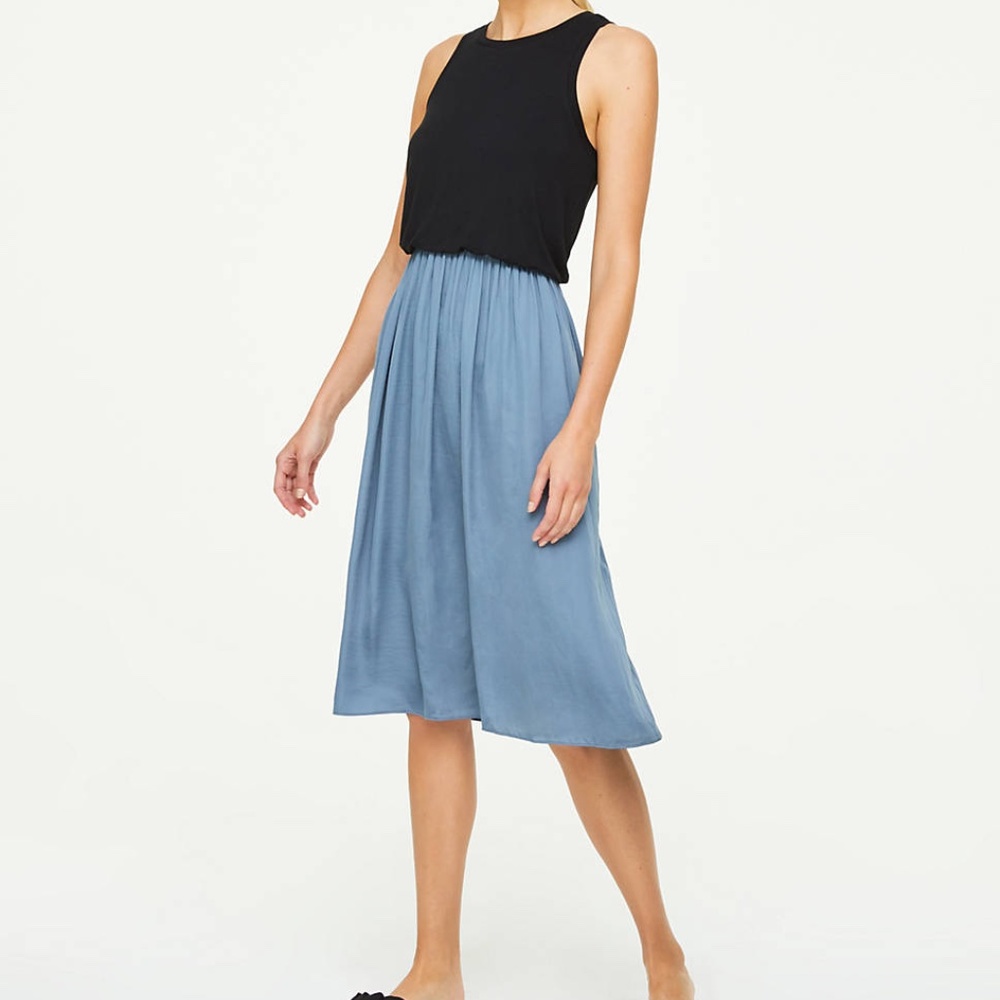 NWOT LOFT Mixed Media Dress